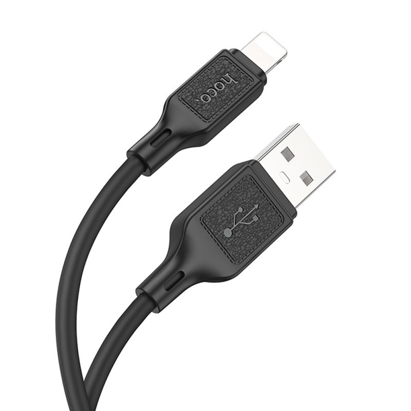 Дата-кабель Hoco X90 USB-Lightning, 1 м, черный