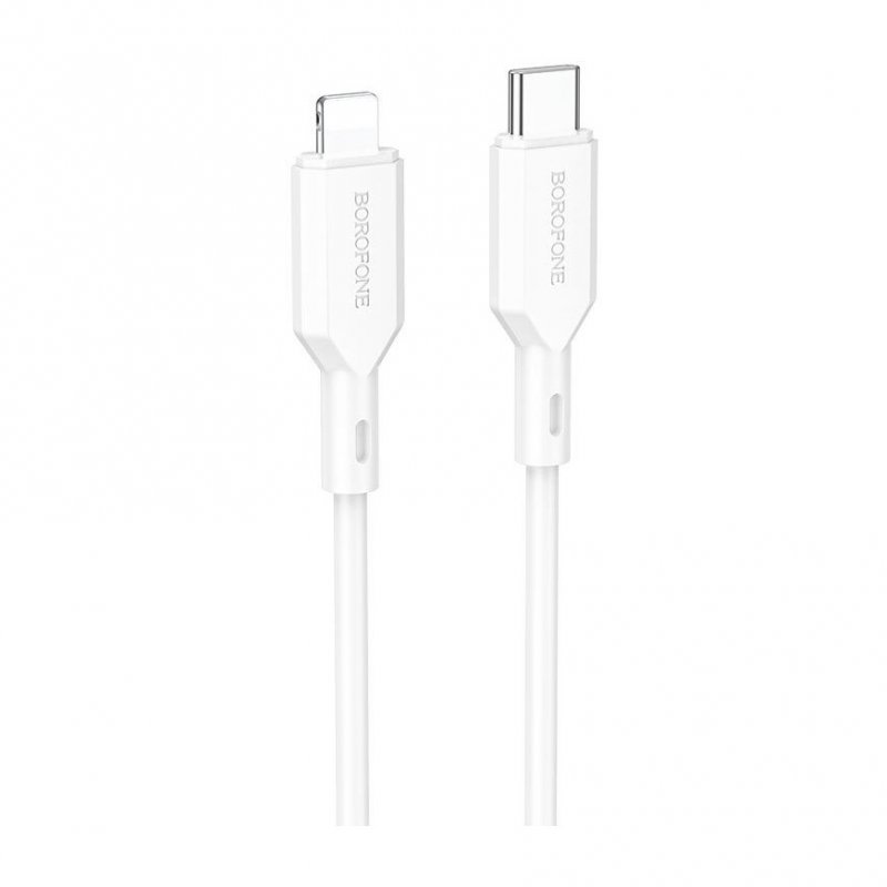 Дата-кабель Borofone BX70 Type-C-Lightning (20 Вт) 1 м, белый