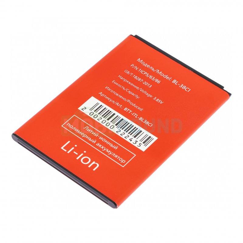 Аккумулятор для Itel A27 / A49 (BL-38CI)