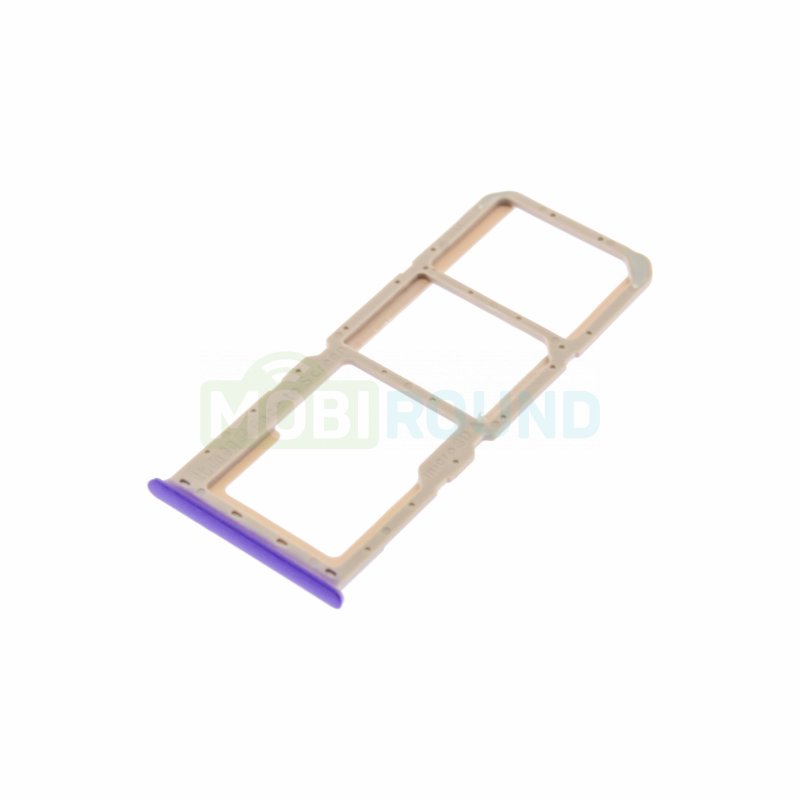 Держатель сим карты (SIM) для OPPO A52 4G / A72 4G, фиолетовый