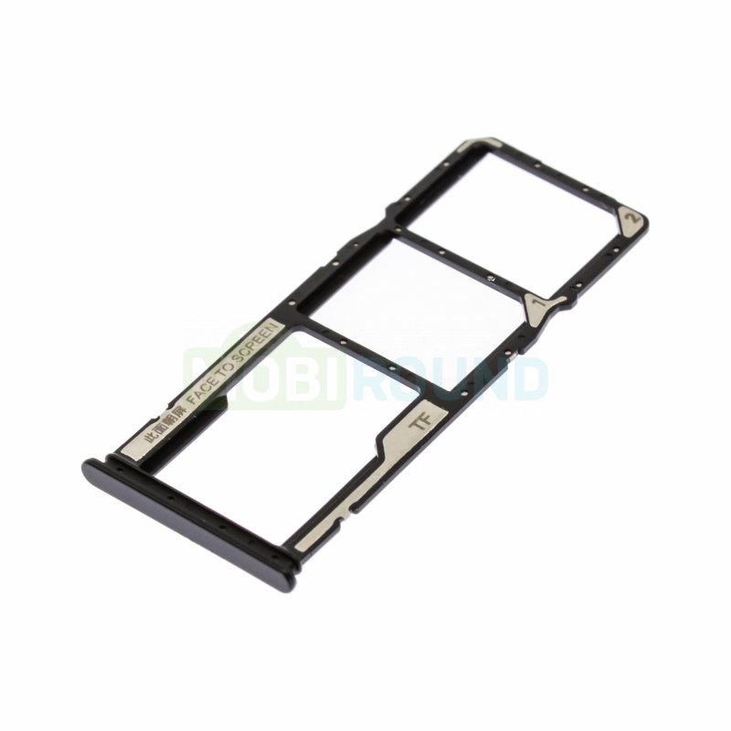 Держатель сим карты (SIM) для POCO M4 Pro, черный