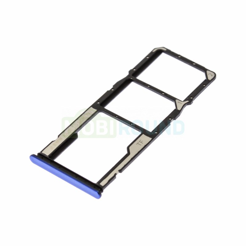 Держатель сим карты (SIM) для POCO M4 Pro, синий