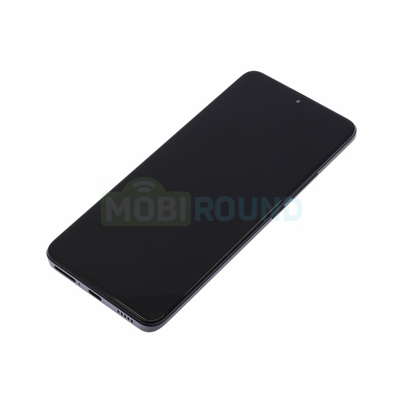 Дисплей для POCO F5 Pro 5G (в сборе с тачскрином) в рамке, черный, 100%