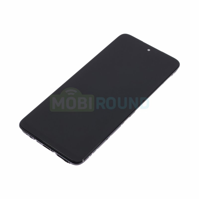 Дисплей для Motorola Moto G42 (в сборе с тачскрином) в рамке, черный, AA