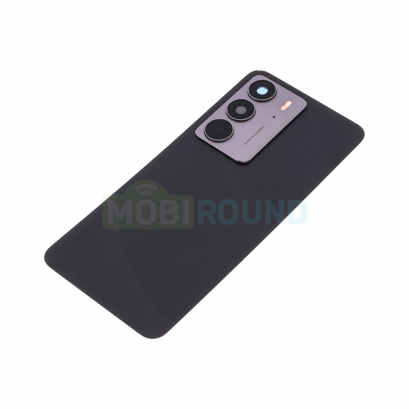 Задняя крышка для Realme C75 4G, черный, AAA