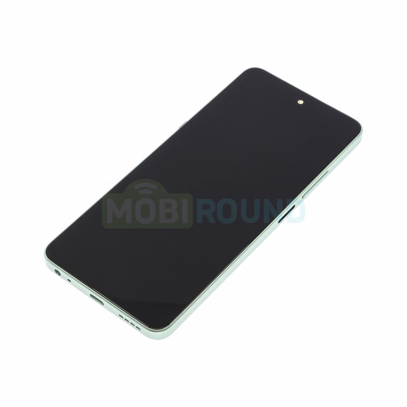 Дисплей для Realme C67 4G (в сборе с тачскрином) в рамке, зеленый, AAA