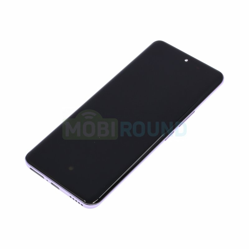 Дисплей для Honor 100 5G (в сборе с тачскрином) в рамке, фиолетовый, AAA