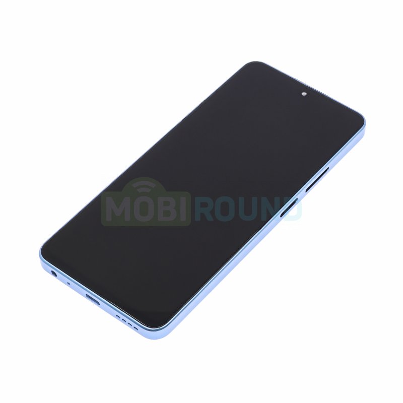 Дисплей для Realme 10 Pro 5G (в сборе с тачскрином) в рамке, голубой, 100%