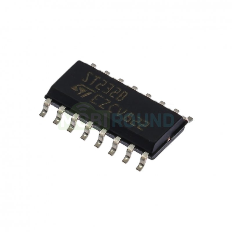 Приемопередатчик RS-232 STM ST232BDR (SO-16)