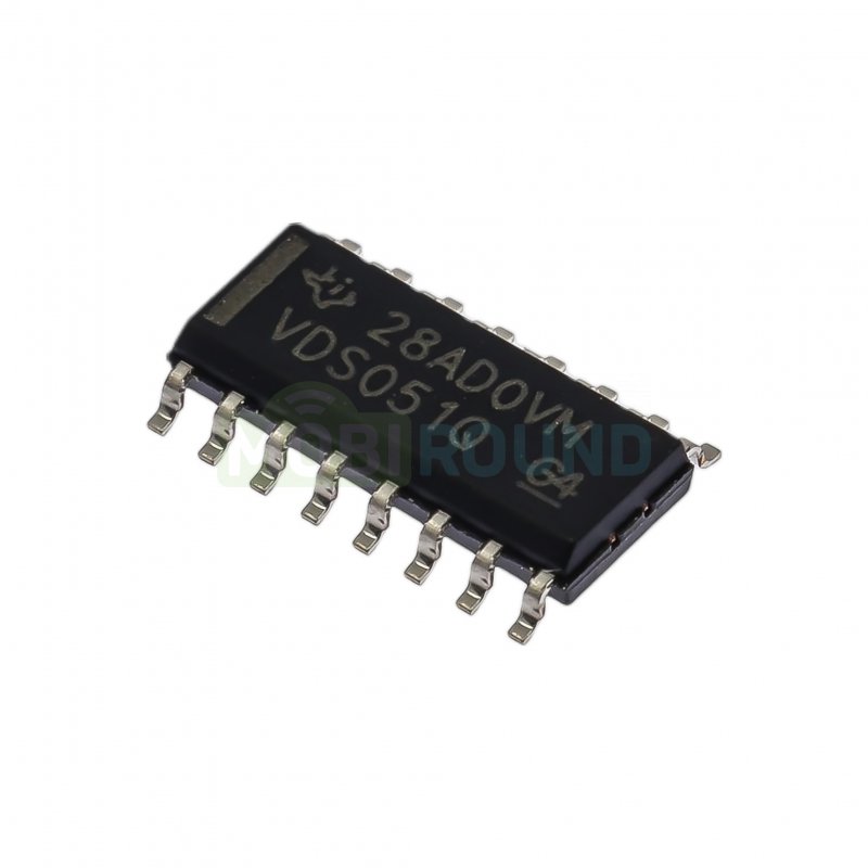 Приёмопередатчик LVDS интерфейса 2-канальный TI SN65LVDS051DRG4Q1 (SO-16)