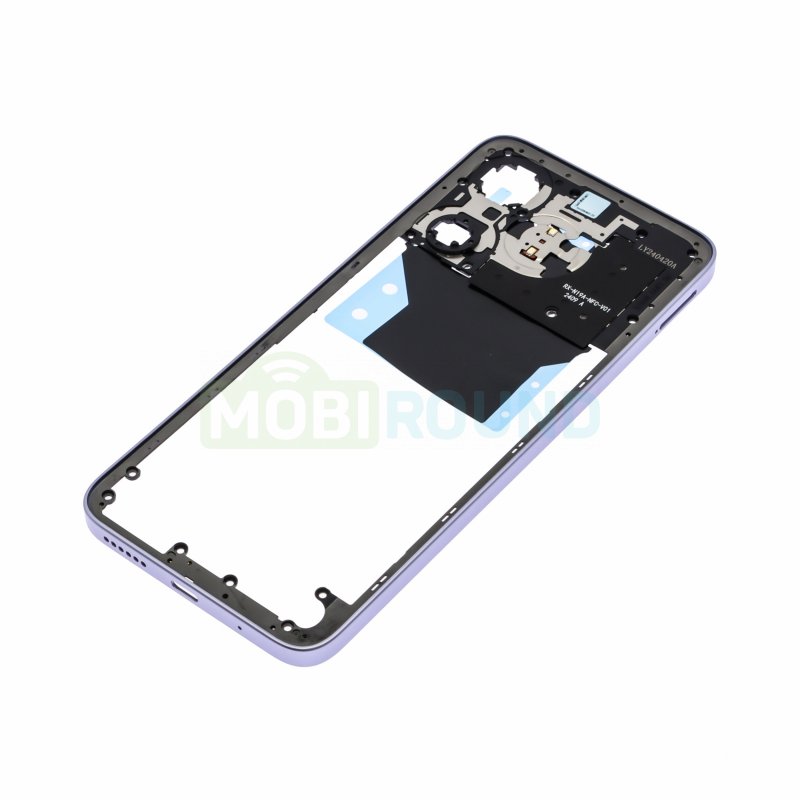Средняя часть корпуса для POCO M6 4G, фиолетовый