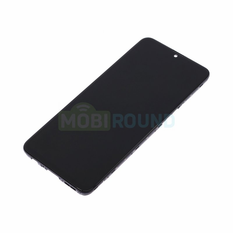 Дисплей для Realme 3 Pro (в сборе с тачскрином) в рамке, черный, AA