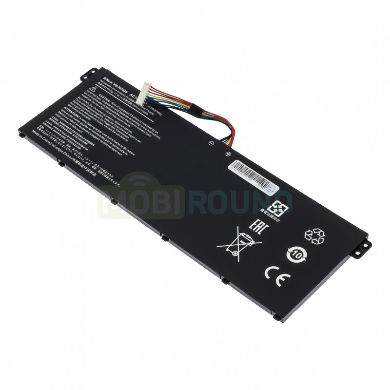 Аккумулятор для ноутбука Acer Aspire ES1-111 / Aspire ES1-111M / Aspire ES1-131 и др. (AC14B13J / AC14B18J) 11.4 В, 2600 мАч