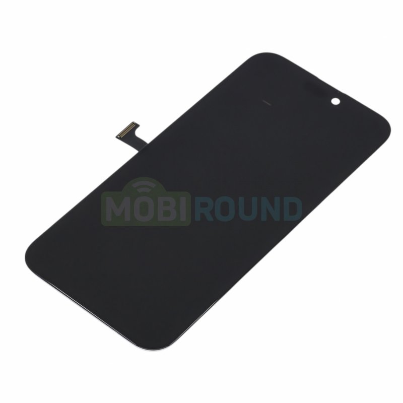 Дисплей для Apple iPhone 15 Pro Max (в сборе с тачскрином) (не требуется прошивка) черный, AAA