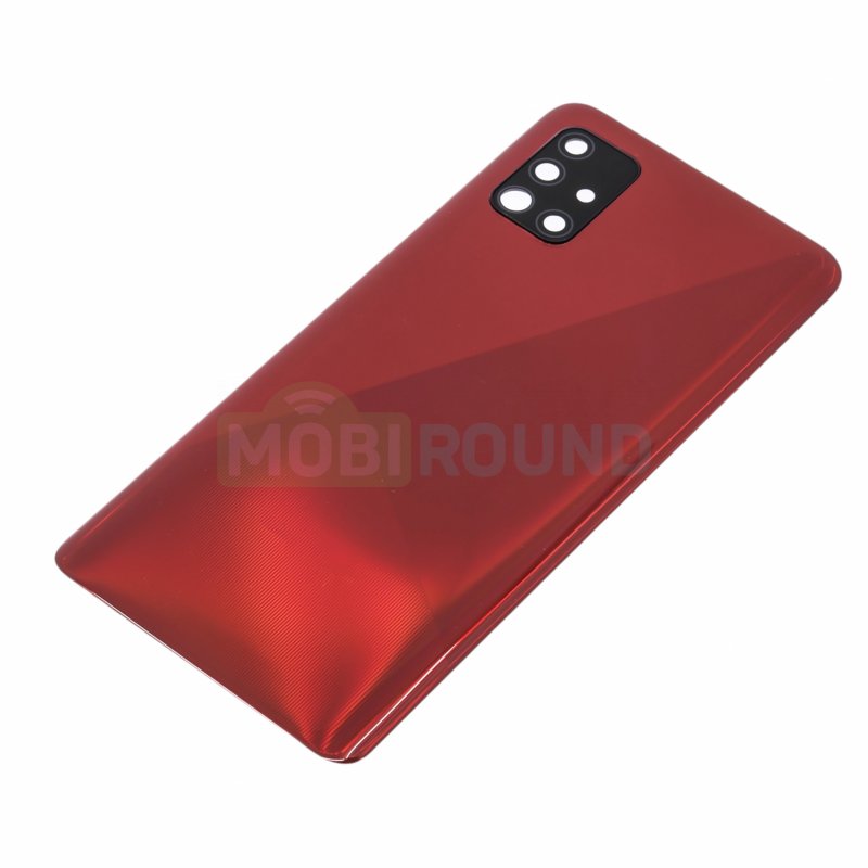 Задняя крышка для Samsung A515 Galaxy A51, красный, AAA