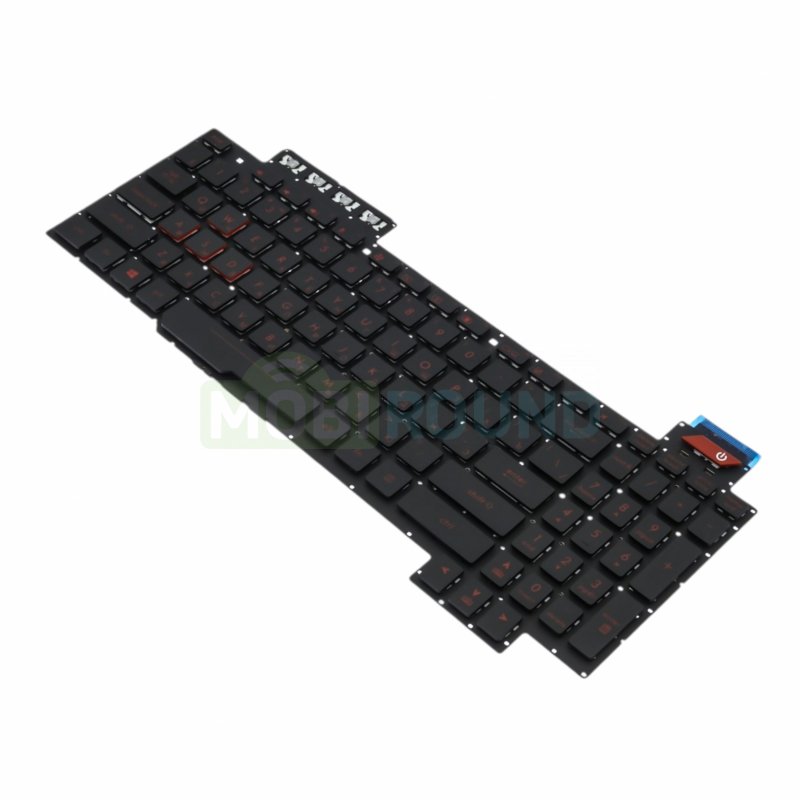 Клавиатура для ноутбука Asus FX503 (с красной подсветкой) черный