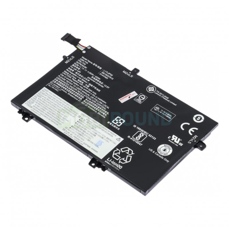 Аккумулятор для ноутбука Lenovo ThinkPad L480 / ThinkPad L580 / ThinkPad L490 и др. (L17L3P52) 11.1 В, 4050 мАч