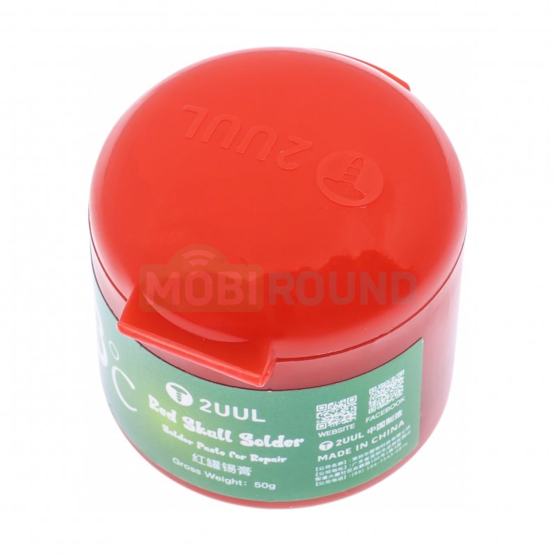 Паста паяльная 2UUL Red Skull RS183 (183°C / 50 г)