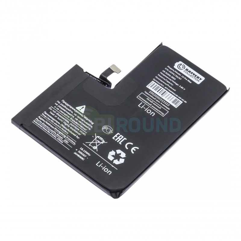 Аккумулятор Battery Collection для Apple iPhone 13 Pro Max (не требуется прошивка / усиленный) (скотч + отвертка) 4700 мАч