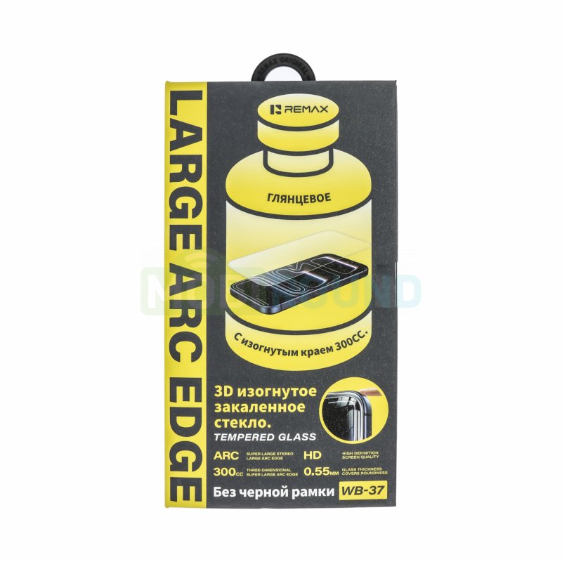 Противоударное стекло 2D Remax WB-37 для Apple iPhone Air (полное покрытие / закругленные края) прозрачный