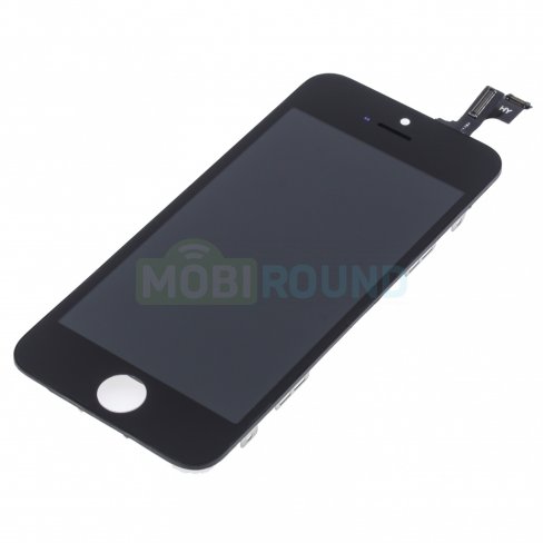 Дисплей для Apple iPhone 5S / iPhone SE (в сборе с тачскрином) (аналог, черный)