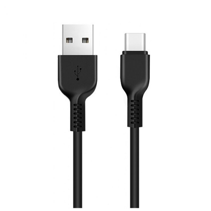 Дата-кабель Hoco X20 USB-Type-C (3 А) 1 м, черный