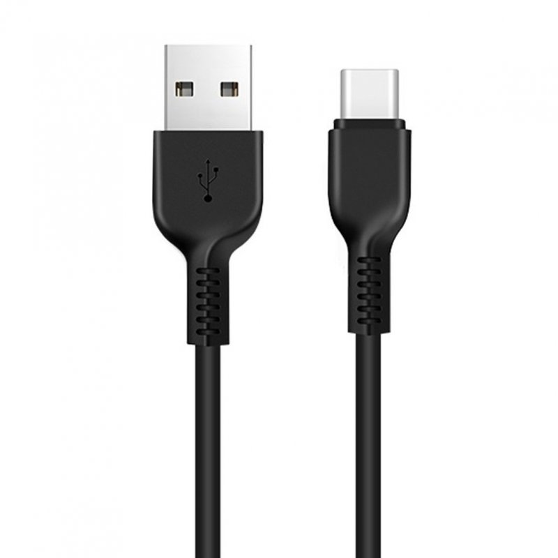 Дата-кабель Hoco X20 USB-Type-C (2.4 А) 2 м, черный