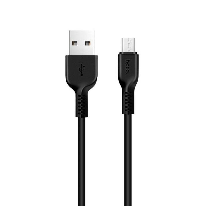 Дата-кабель Hoco X20 USB-MicroUSB (2.4 А) 1 м, черный