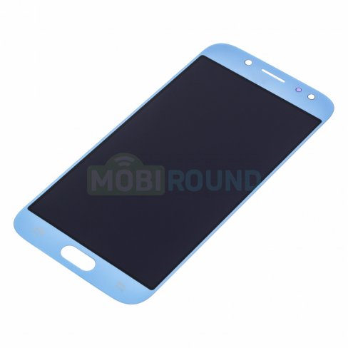 Дисплей для Samsung J530 Galaxy J5 (2017) (в сборе с тачскрином) (голубой, аналог (TFT))