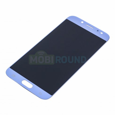 Дисплей для Samsung J730 Galaxy J7 (2017) (в сборе с тачскрином) (голубой, аналог (TFT))