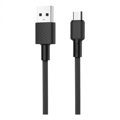 Дата-кабель Hoco X29 USB-MicroUSB, 1 м (черный)
