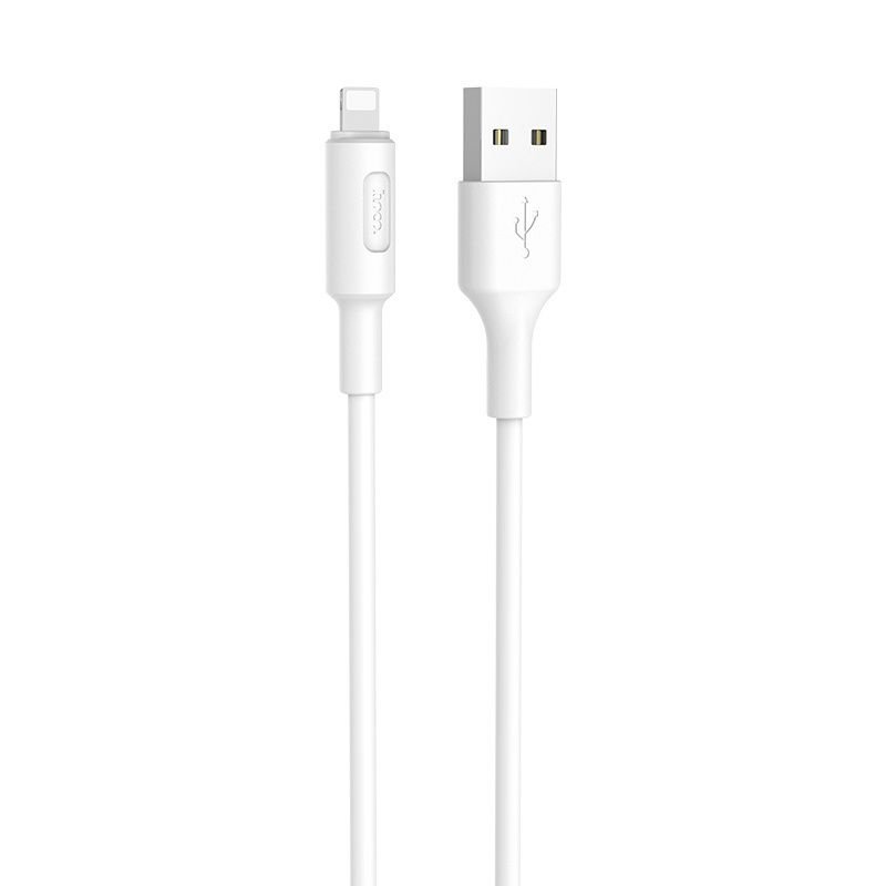 Дата-кабель Hoco X25 USB-Lightning, 1 м, белый