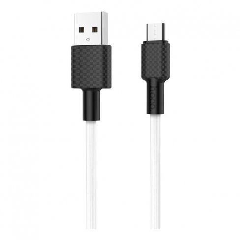 Дата-кабель Hoco X29 USB-MicroUSB, 1 м (белый)