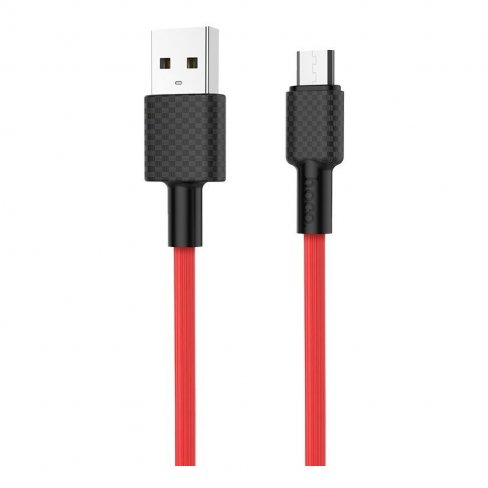 Дата-кабель Hoco X29 USB-MicroUSB, 1 м (красный)