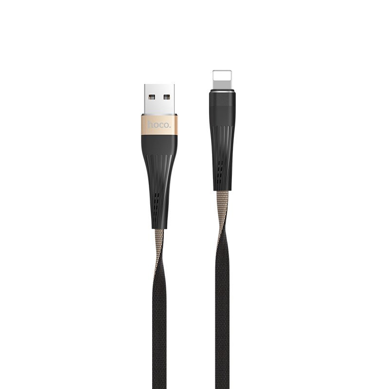 Дата-кабель Hoco U39 USB-Lightning (2.4 А) 1.2 м, золото