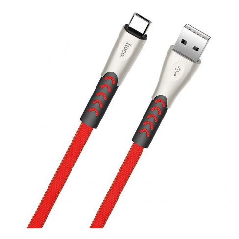 Дата-кабель Hoco U48 USB-Type-C, 1.2 м (красный)