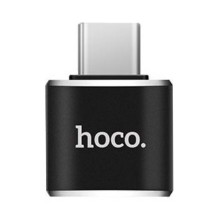 OTG-адаптер Hoco UA5 USB-Type-C (черный)