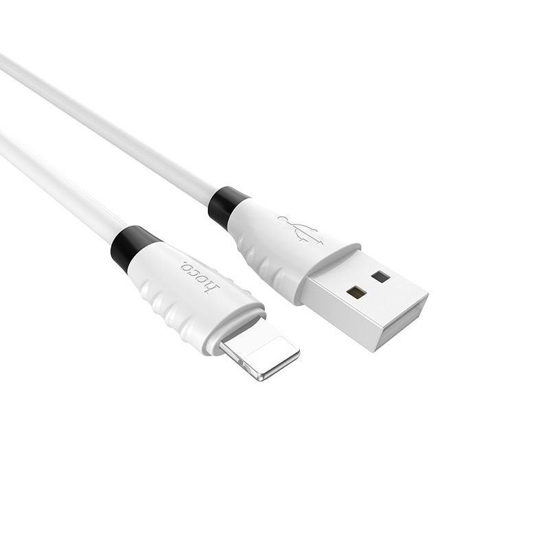 Дата-кабель Hoco X27 USB-Lightning (2.4 A) 1.2 м, белый