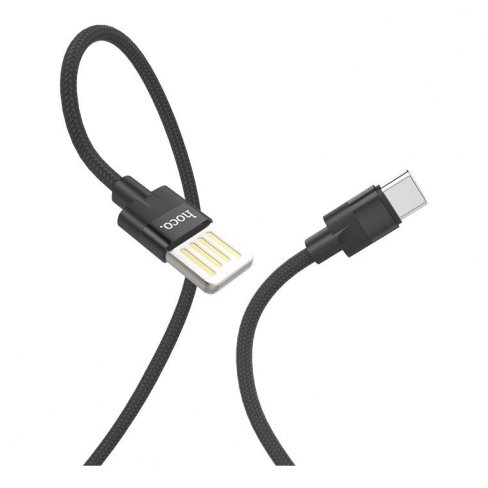 Дата-кабель Hoco U55 USB-Type-C, 1.2 м (черный)