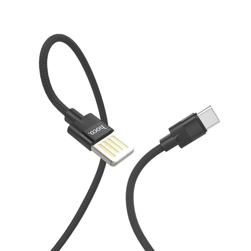 Дата-кабель Hoco U55 USB-Type-C, 1.2 м, черный