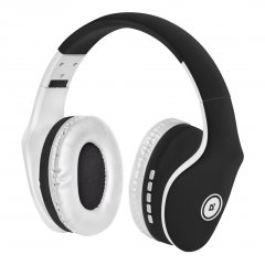 Наушники полноразмерные беспроводные Defender B525 FreeMotion (Bluetooth) (черный с белым)
