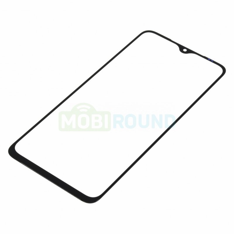 Стекло модуля для Xiaomi Redmi 9T / POCO M3, черный, AA