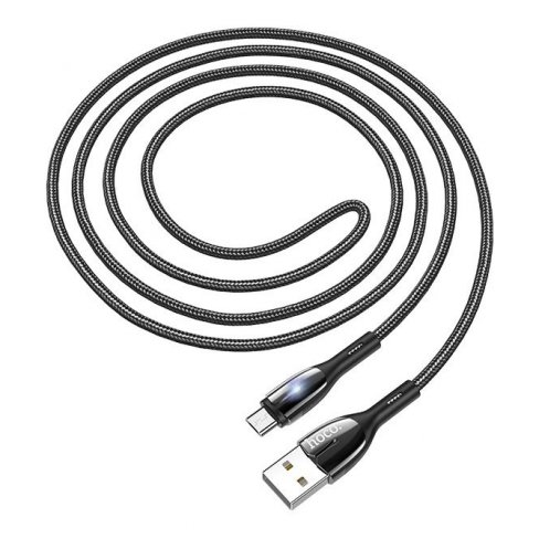 Дата-кабель Hoco U79 USB-MicroUSB, 1.2 м (черный)