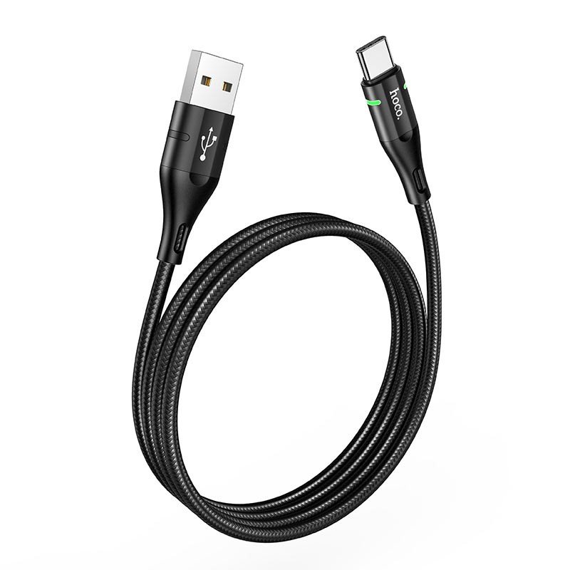 Дата-кабель Hoco U93 USB-Type-C, 1.2 м, черный
