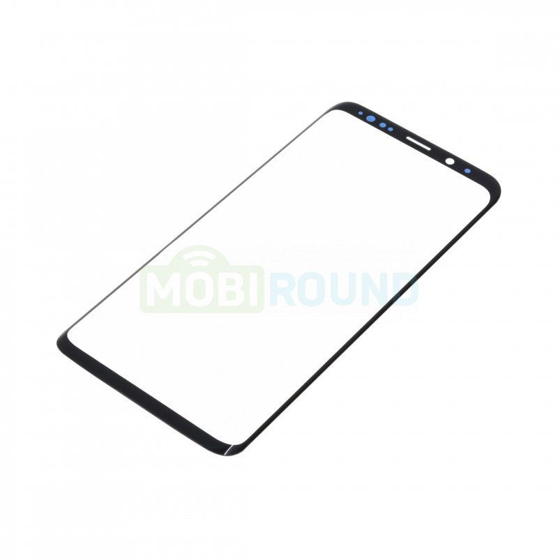 Стекло модуля + OCA для Samsung G965 Galaxy S9+, черный