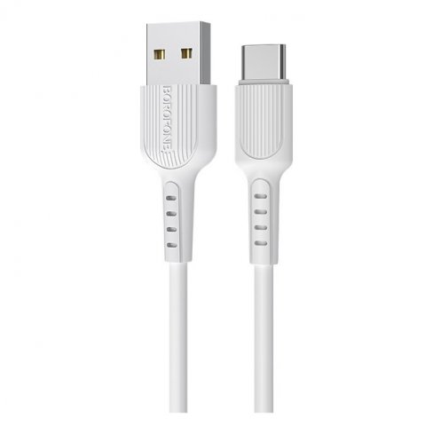 Дата-кабель Borofone BX16 USB-Type-C, 1 м (белый)