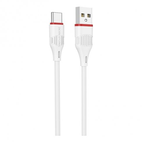 Дата-кабель Borofone BX17 USB-Type-C, 1 м (белый)