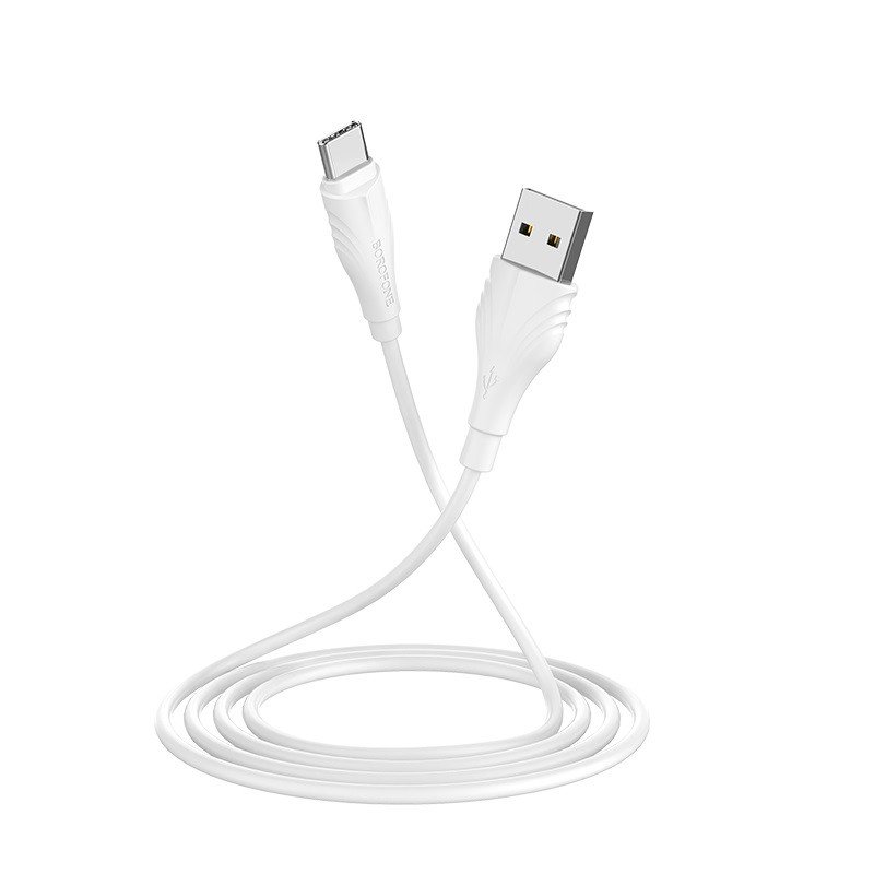 Дата-кабель Borofone BX18 USB-Type-C, 2 м, белый