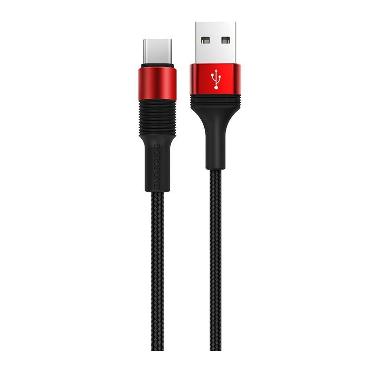 Дата-кабель Borofone BX21 USB-Type-C (3 А) 1 м, черный