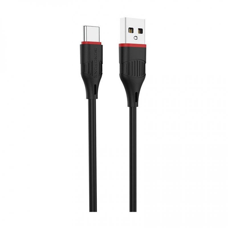 Дата-кабель Borofone BX17 USB-Type-C, 1 м, черный